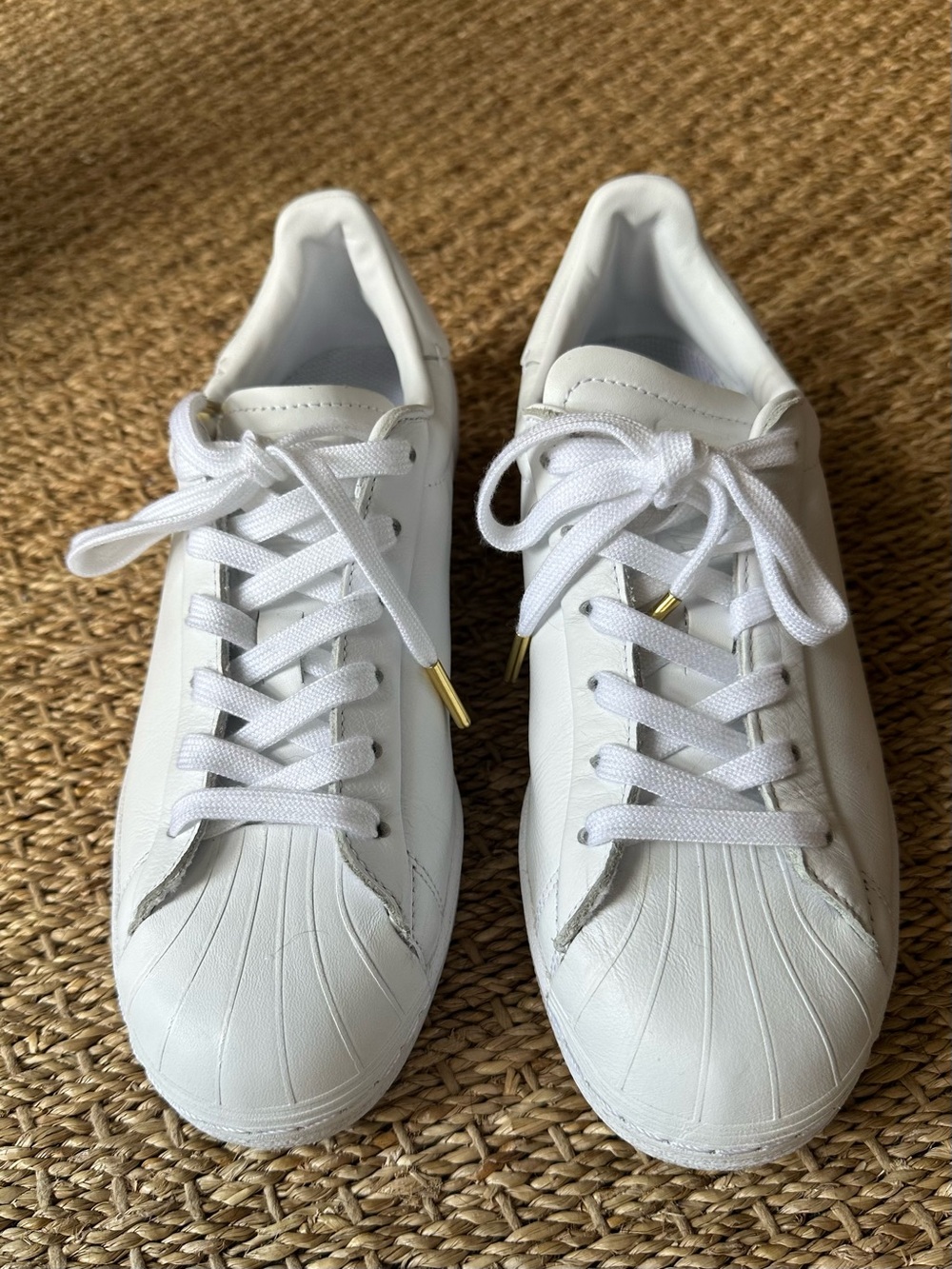 Adidas Originals Superstar T Pure Lt White Leather Fv3352 Womens Shoes Size 7